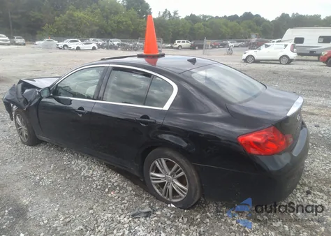 2012 Infiniti G37X z USA, uszkodzony, nr VIN JN1CV6AR7CM675472